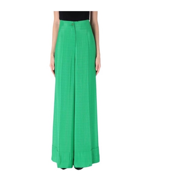 Erika Cavallini Semi Couture Green Trousers size 38 - Picture 1 of 5
